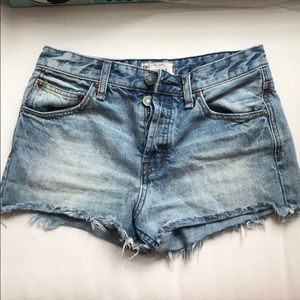 Free People jean shorts